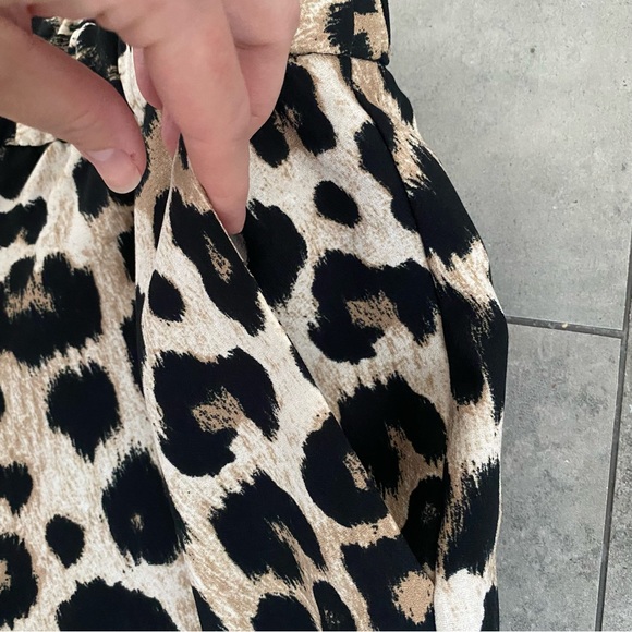 Banana republic leopard print pants dressy jogger size small - Picture 6 of 6